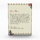 heerlijke persoonlijke liefdesbrief geschreven fotoblokken (Voorkant)