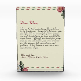 heerlijke persoonlijke liefdesbrief geschreven fotoblokken