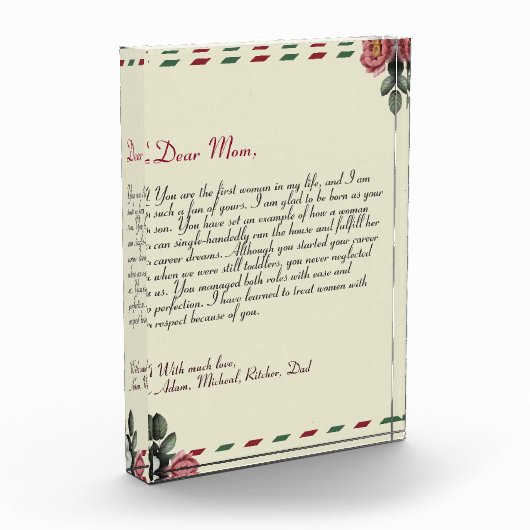 heerlijke persoonlijke liefdesbrief geschreven fotoblokken (Links)