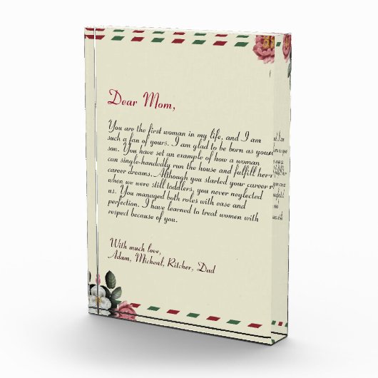 heerlijke persoonlijke liefdesbrief geschreven fotoblokken (Rechts)