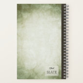 Heerlijke perzik in een branche gepersonaliseerde  notitieboek (Achterkant)