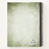 Heerlijke perzik in een branche gepersonaliseerde notitieboek (Achterkant)