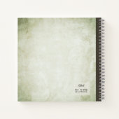 Heerlijke perzik in een branche gepersonaliseerde  notitieboek (Achterkant)