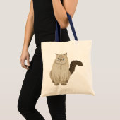 Heerlijke pluizige kat tote bag (Voorkant (product))