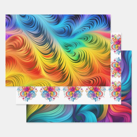 Heerlijke Rainbow Pride Wrapping Sheets Inpakpapier Vel (Set)