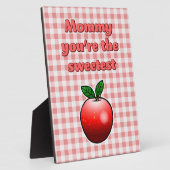 Heerlijke rode appel fotoplaat (Zijkant)