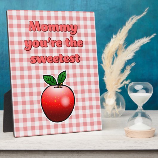 Heerlijke rode appel fotoplaat (Zijkant)