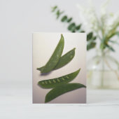 Heerlijke sneeuwerwten briefkaart (Staand voorkant)