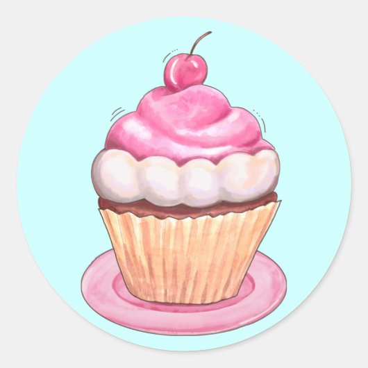 Heerlijke Stickers - Cupcakes (Voorkant)