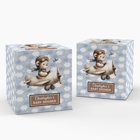 Heerlijke Teddy Bear Pilot Party Baby Favoriet Box Bedankdoosjes