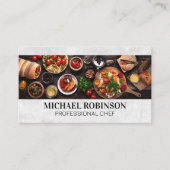 Heerlijke voedselverspreiding visitekaartje (Voorkant)