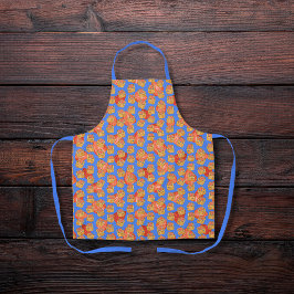 Heerlijke wafels en fruitblauw schort