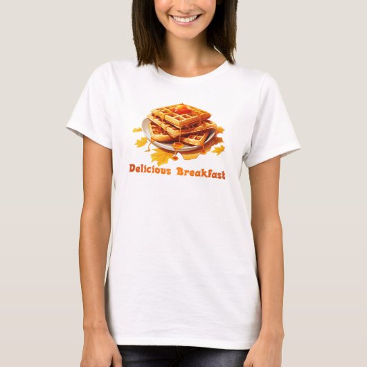 Heerlijke wafels t-shirt (Voorkant)
