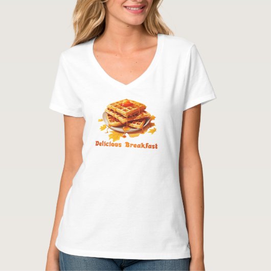 Heerlijke wafels t-shirt (Voorkant)