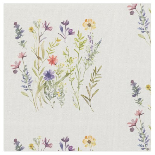 Heerlijke wilde bloemen stof (Close Up)