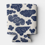 Heerlijke wolken Traditioneel Chinees patroon CanC Blikjeskoeler (Achterkant)