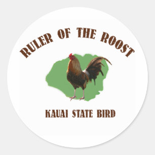 Heerser van de Roost Kauai Stickers