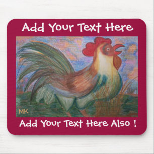 Heerser van de Roost Sjabloon Muismat