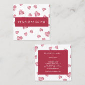 Heest Beauty Makeup Artist Square Visitekaartje (Voorkant / Achterkant)