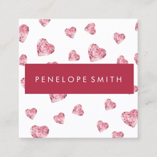 Heest Beauty Makeup Artist Square Visitekaartje (Voorkant)