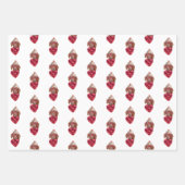 Heest Brown Dachshund Hondenliefhebber Valentijns  Inpakpapier Vel (Voorkant 3)