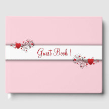 Heest Guest Book roze
