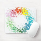 Heet Aangepaste kleurrijke Abstracte kunst Trendy Muismat (Met muis)