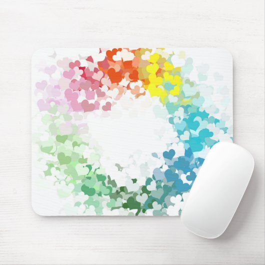 Heet Aangepaste kleurrijke Abstracte kunst Trendy Muismat (Met muis)