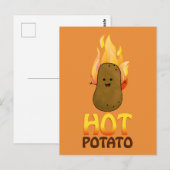 Heet Aardappel Briefkaart (Voorkant / Achterkant)