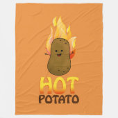 Heet Aardappel Fleece Deken (Voorkant)