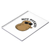Heet Aardappel Grappige Groente Stomme Grap Notitieboek (Linkerzijde)