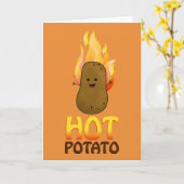 Heet Aardappel Kaart (Gele Bloem)
