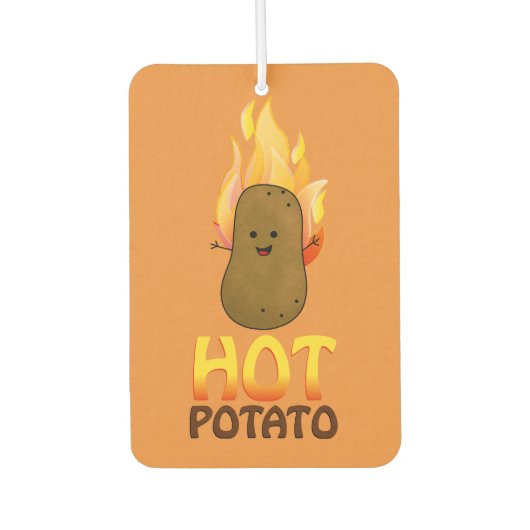 Heet Aardappel Luchtverfrisser (Voorkant)