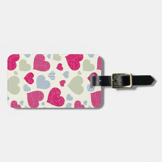 Heet Achtergrond Bagagelabel (Voorkant horizontaal)