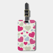 Heet Achtergrond Bagagelabel (Voorkant verticaal)