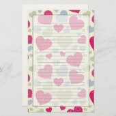 Heet Achtergrond Briefpapier (Voorkant / Achterkant)