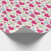 Heet Achtergrond Cadeaupapier (Hoek)