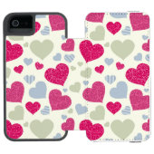 Heet Achtergrond Incipio iPhone Portemonnee Hoesje (Agenda Open)