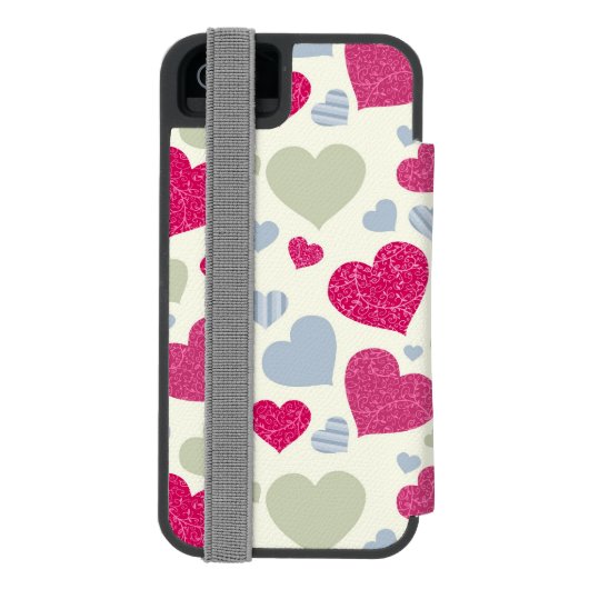 Heet Achtergrond Incipio iPhone Portemonnee Hoesje (Agenda Achterkant)