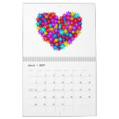 Heet Achtergrond Kalender (Mar 2027)