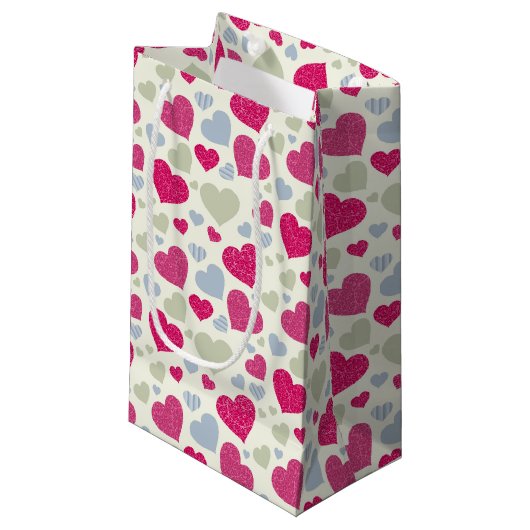 Heet Achtergrond Klein Cadeauzakje (Voorkant Gekanteld)