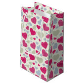 Heet Achtergrond Klein Cadeauzakje (Achterkant Gekanteld)