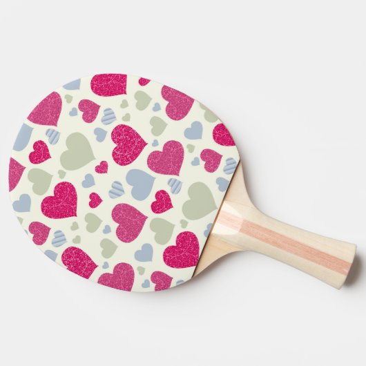 Heet Achtergrond Tafeltennisbatje (Zijkant)