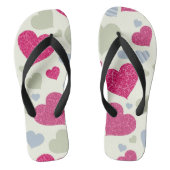 Heet Achtergrond Teenslippers (Voetbed)