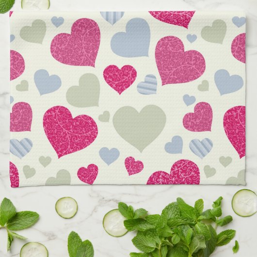 Heet Achtergrond Theedoek (Gevouwen)