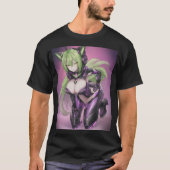 Heet Anime Android Catgirl T-shirt (Voorkant)