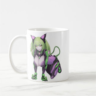 Heet Anime Catgirl Koffiemok