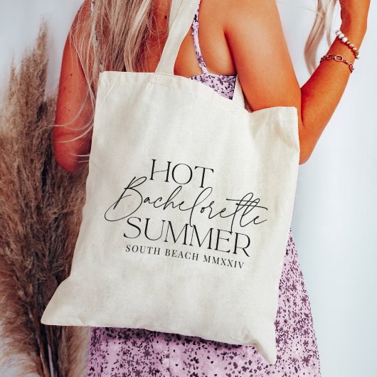 Heet Bachelorette Zomer Custom Bachelorette Party Tote Bag