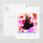 Heet ballroom dansen briefkaart (Voorkant / Achterkant)