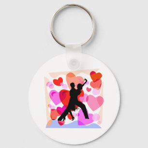 Heet ballroom dansen sleutelhanger